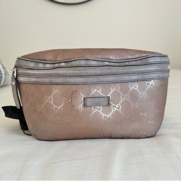 GUCCI GUCCISIMA IMPRIME MONOGRAM CANVAS BELT BAG FANNY PACK BUMBAG WAIST BAG - Picture 3 of 12